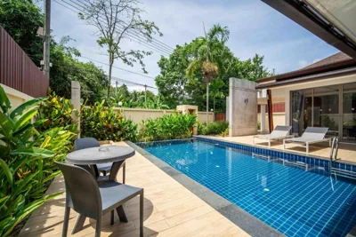 Villa con piscina privata — Bamboo Garden Villa