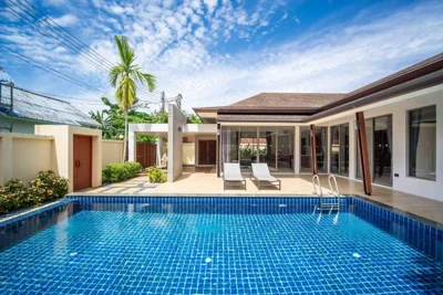 Villa con piscina privata — Bamboo Garden Villa