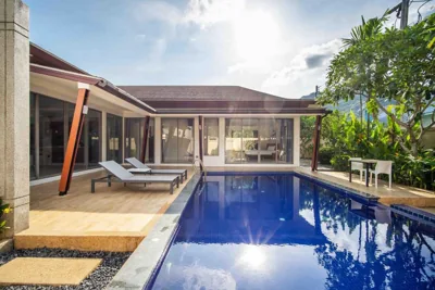 Villa con piscina privata — Bamboo Garden Villa